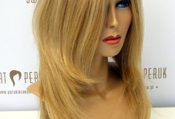 Peruka długa z włosa naturalnego w kolorze blondu Włocławek