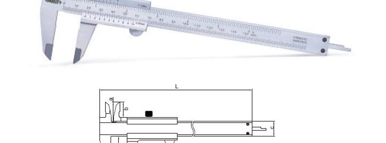 Suwmiarka noniuszowa ze śrubą MAUa DIN 862 0-150 mm INSIZE (1205-1501S)-1