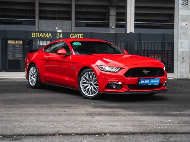 Ford Mustang VI , Salon Polska, Serwis ASO, GAZ, Automat, Skóra, Xenon,-1