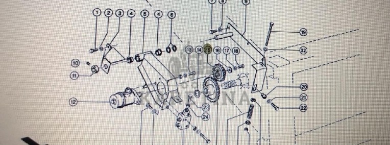 Koło Zębate Do Class Mega 370-360-1