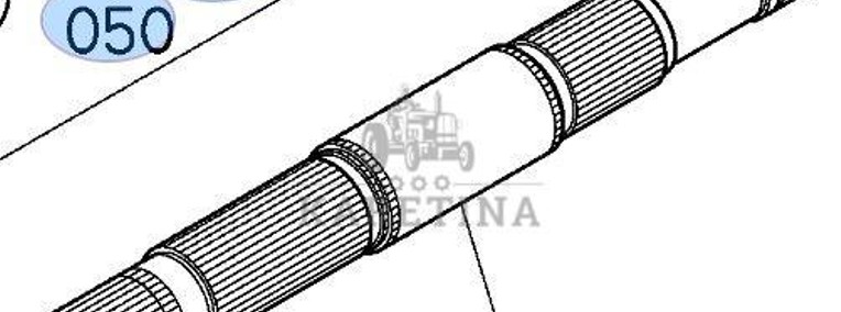KUBOTA M9540 Wałek Skrzyni Biegów CZĘŚCI 3C081-28066-1