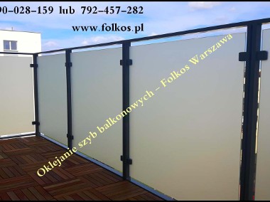 Folie Balkonowe -usługa oklejania balkonów Warszawa  Folkos folie balkonowe-1