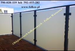 Folie Balkonowe -usługa oklejania balkonów Warszawa  Folkos folie balkonowe