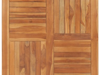 vidaXL Blat stołu, lite drewno tekowe, kwadratowy, 90x90x2,5 cm 48991-1