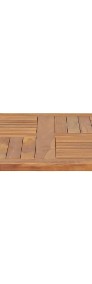 vidaXL Blat stołu, lite drewno tekowe, kwadratowy, 90x90x2,5 cm 48991-4