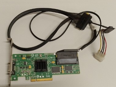 LSI Logic SAS3442E-HP 3 Gb SAS RAID Controller PCI-E x8 L3-00120-05D-1