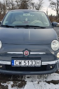 Fiat 500 1,2 Benzyna Panorama ładne Wnętrze Zarejestrowany Gwarancja-2