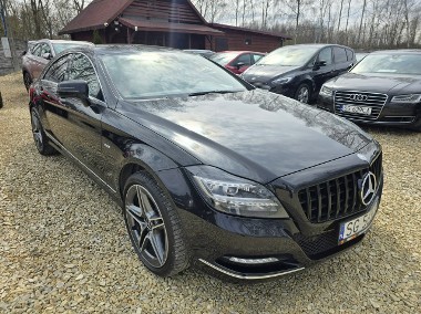 Mercedes-Benz Klasa CLS W218 Piękna Czerń.Pneumatyka.Ładne wnętrze.Piękne,NietuzinkoweAuto.-1