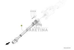 Claas Jaguar 970 - wałek przegubowy 0001318483