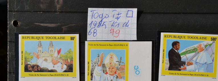 Papież Jan Paweł II Togo I ** Wg Ks Chrostowskiego 68 Cięte w hawidach-1