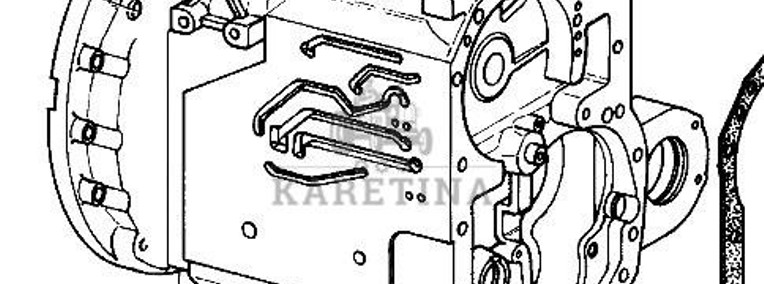 Fendt Favorit 514 Obudowa Korpus Skrzyni Biegów CZĘŚCI 514100051015-1