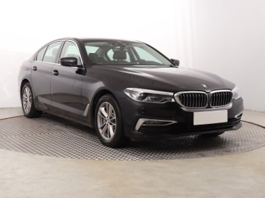BMW SERIA 5 , Salon Polska, Serwis ASO, Automat, VAT 23%, Skóra, Navi,-1