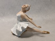 SCHAUBACH KUNST Wallendorf Tancerka Baletnica Art Deco Ballerina Tancerka