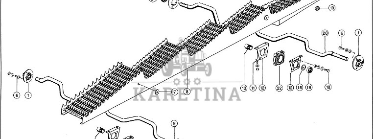 Claas Lexion 560 WYTRZĄSACZ 0007927271 (Wytrząsacze)-1