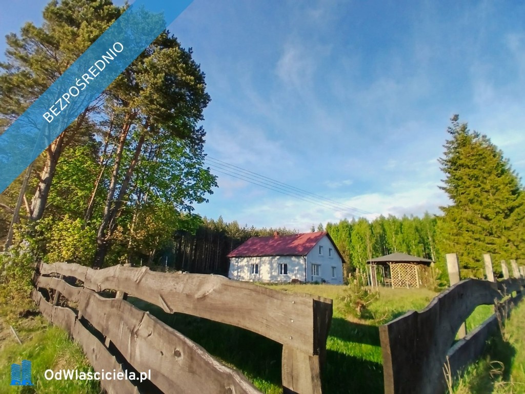 Stryjkowo dom na wsi las cisza 3000 m2 siedlisko
