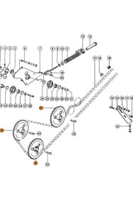 755422 - Koło Łańcuchowe Napędu Rozładunku Ziarna Claas - 40 Zębów-2