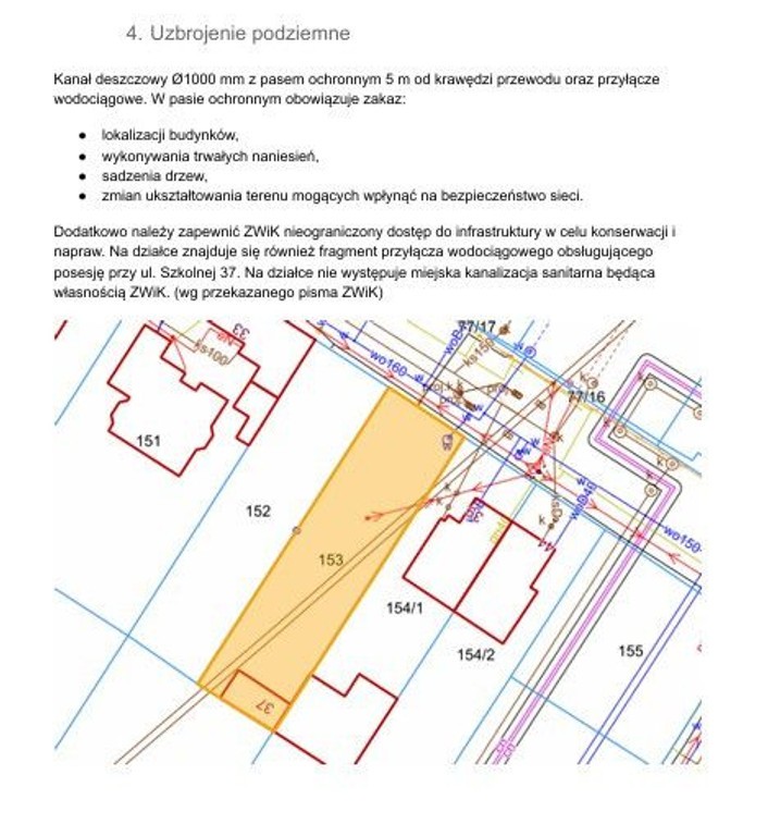 Działka blisko Stawów Jana | 556 m² ul. Szkolna - Widok 4