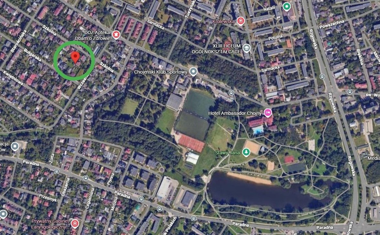 Działka blisko Stawów Jana | 556 m² ul. Szkolna - Więcej