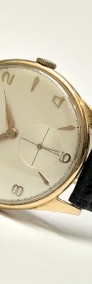 LIDHER szwajcarski Złoty zegarek męski 750 18K na PASKU elegancki CUD-3