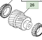 John Deere 8110 8210 8310 8410 Bieg Tryb Zębatka CZĘŚCI R122906