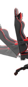 vidaXL Fotel dla gracza, czerwony, sztuczna skóra 20209-3