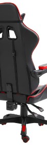 vidaXL Fotel dla gracza, czerwony, sztuczna skóra 20209-4
