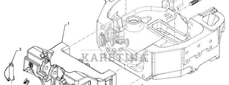 New Holland T6090 T6070 Rama 84472911-1