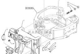 New Holland T6090 T6070 Rama 84472911