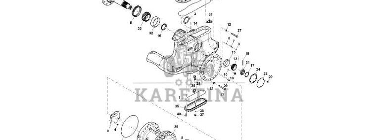 John Deere 9470RX - Zbiornik RE580814 (Oś przednia i tylnia)-1