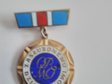 Odznaka Zasłużony Działacz ORMO z przywieszką-1