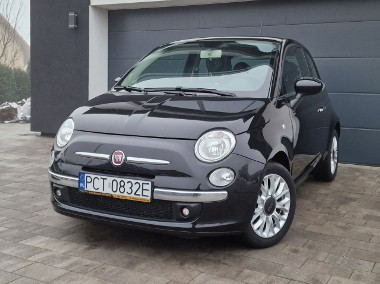 Fiat 500 1.2 8V LOUNGE *panorama* 74383km * śliczny *zarejestrowany* PDC-1