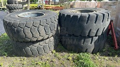 Koła felgi opony pełne - ładowarka - Liebherr Komatsu Ahlmann Volvo 25"