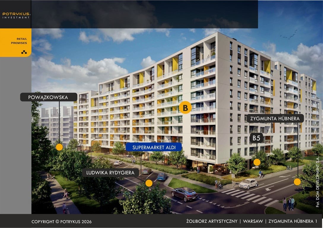 Żoliborz Artystyczny - lokal 114 m², handel, usługi, medyczne, lekka gastronomia - View 3