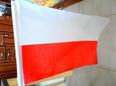 Autoflaga Flaga na boczną szybę samochodową POLSKA wym. 43 x 29cm-1