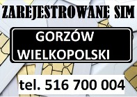 Anonimowe zarejestrowane karty SIM do telefonu  REJESTRACJA Gorzów Wielkopolski