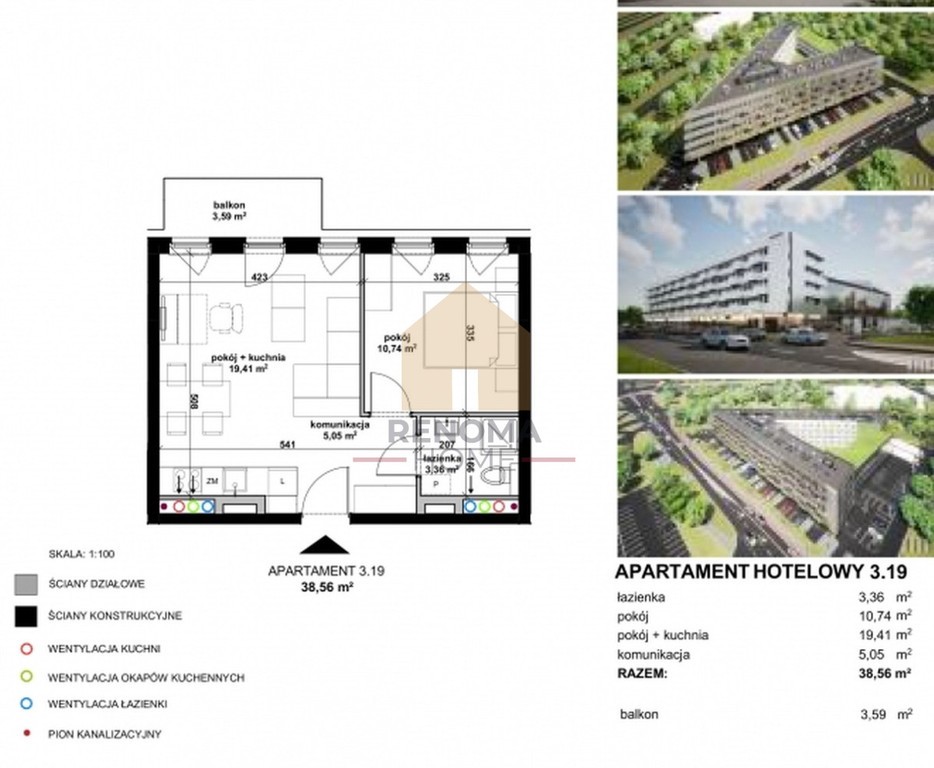 9%Roi | Pakiet 3 apartamentów - Widok 3