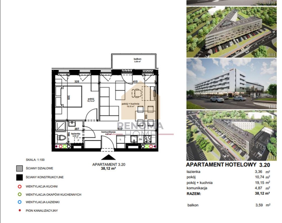 9%Roi | Pakiet 3 apartamentów - Widok 4
