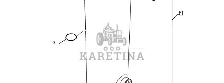 New Holland T6090 Siłownik double acting, 63.5mm rod, 260.4mm stroke 87499916-1