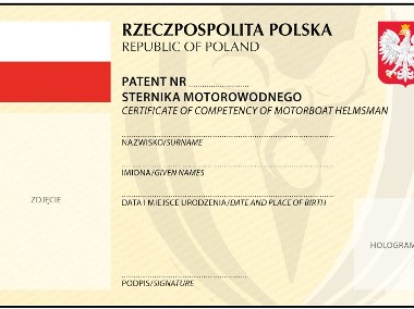 Patent motorowodny w 1 dzień Poznań lub Zborowo k. Poznania - sezon 2024-1