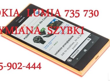 Serwis wymiana szybki dotyku Nokia Lumia 735, 730-1