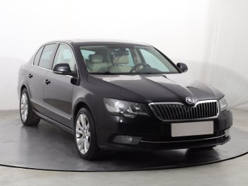 Skoda Superb II , Salon Polska, DSG, Skóra, Navi, Xenon, Bi-Xenon,