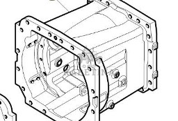 CLAAS Ares 697 ATZ Obudowa Skrzyni Biegów Przekładni CZĘŚCI 6005031574 0011493931