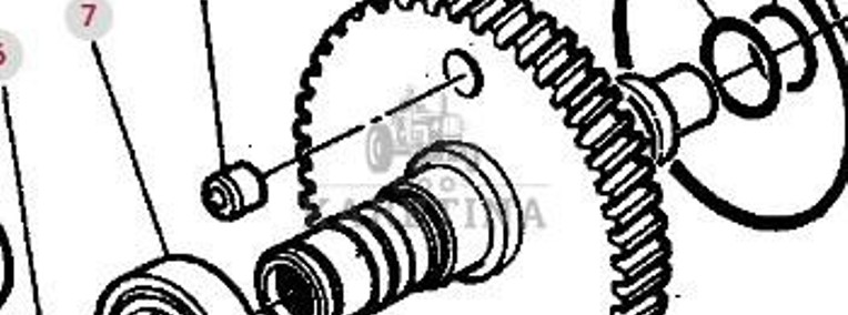 Massey Ferguson 3690 Koło Zębate Zębnik Zębatka 89 Zębów CZĘŚCI 3712741M11-1