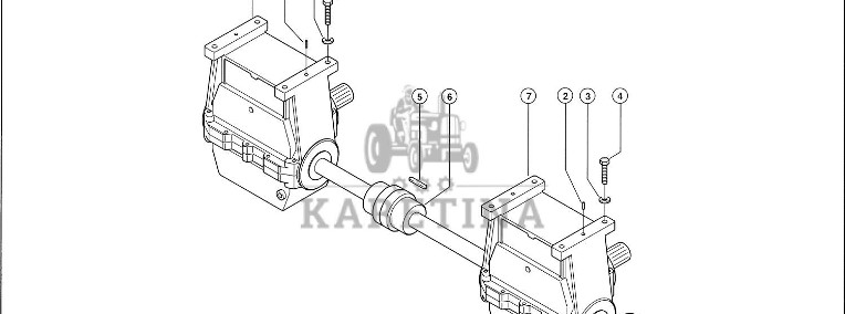 Claas Lexion 600 PRZEKŁADNIA KĄTOWA 0006947122 (Napęd hybrydowy)-1
