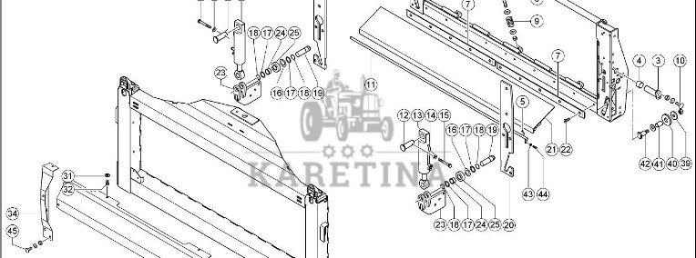 Claas Lexion 600 RAMA 0005189440 (Hp-obrotowa rama i adapter)-1