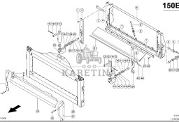 Claas Lexion 600 RAMA 0005189440 (Hp-obrotowa rama i adapter)