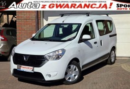 Dacia Dokker TYLKO 64 tys km 1.6SCE 102KM, Laureate, Salon PL Serwis ASO, F.VAT23