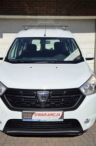 Dacia Dokker TYLKO 64 tys km 1.6SCE 102KM, Laureate, Salon PL Serwis ASO, F.VAT23-2