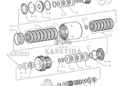 New Holland T6010 Kolo zebate napedz 1/2 speed 5167826