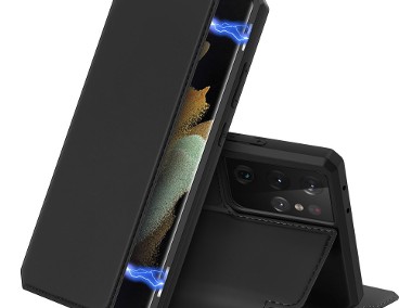 Etui z Klapką Skin X do Samsung Galaxy S21 Ultra 5G-1